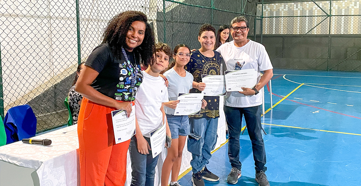 Imagem: Homenagem aos Alunos que Representaram o Módulo